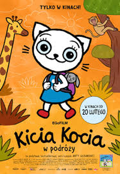Plakat wydarzenia: Kicia Kocia w podróży (PL)  NAJNAJKI OGLĄDAJĄ BAJKI seans przyjazny sensorycznie