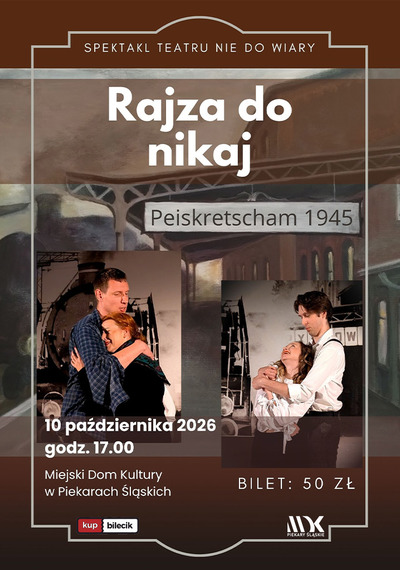 Plakat wydarzenia: Spektakl Rajza do nikaj 