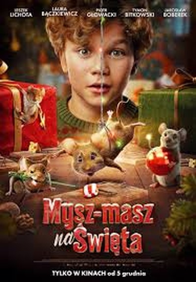 Plakat wydarzenia: Mysz-masz na święta (dubbing) 