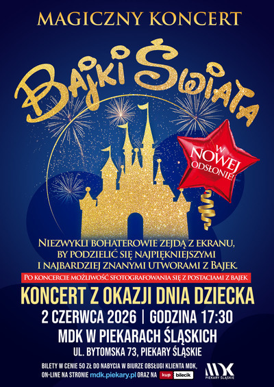 Plakat wydarzenia: Magiczny Koncert - Bajki Świata 