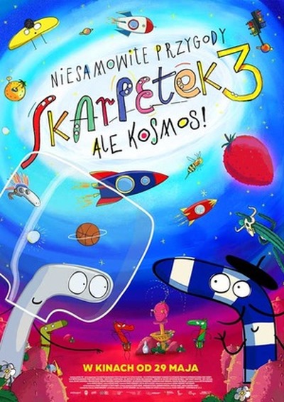 Plakat wydarzenia: Niesamowite przygody skarpetek 3. Ale kosmos! (PL) 