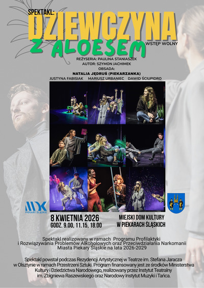 Plakat wydarzenia: Spektakl DZIEWCZYNA Z ALOESEM 