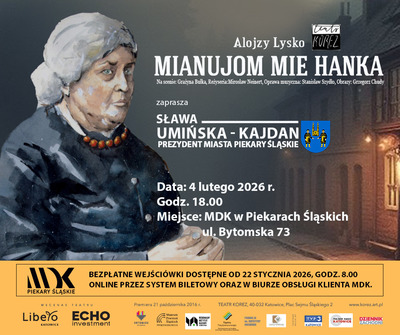 Plakat wydarzenia: MIANUJOM MIE HANKA - spektakl  on-line
